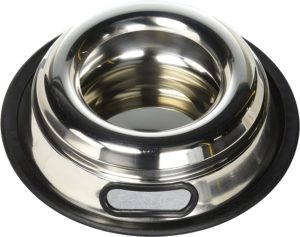 Indipets Stainless Steel Spill Proof Splash Free Bowl